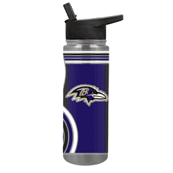 NFL Baltimore Ravens 24oz Cool Vibes Jr. Thirst Hydration Water Bottle
