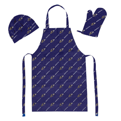 NFL Baltimore Ravens 3PC Set Apron Mitt Hat