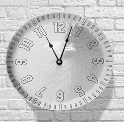 NFL Baltimore Ravens 9" Wall Clock