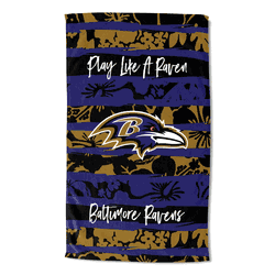 NFL Baltimore Ravens Pocket Beach Towel
