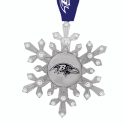 NFL Baltimore Ravens Snowflake Collectible Ornament