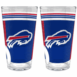 NFL Buffalo Bills 2pc Pint Glass Set