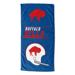 NFL Buffalo Bills 40 Yard Dash Legacy Printed Beach Towel