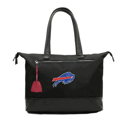 NFL Buffalo Bills Laptop Tote Bag with Colored Zipper Pull Accessory