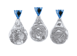 NFL Carolina Panthers 3-Piece Gridiron Gnomes Ornament Set