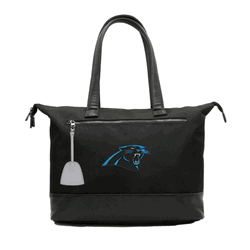NFL Carolina Panthers Laptop Tote Bag with Colored Zipper Pull Accessory