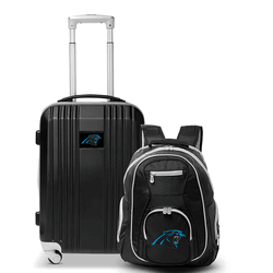 NFL Carolina Panthers Premium 2-Piece Backpack & Carry-On Set