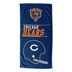 NFL Chicago Bears 40 Yard Dash Legacy Printed Beach Towel