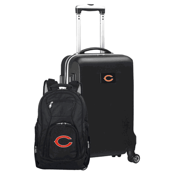 NFL Chicago Bears Deluxe 2-Piece Backpack & Carry-On Set