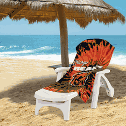 NFL Chicago Bears Pyschedlic Beach Towel