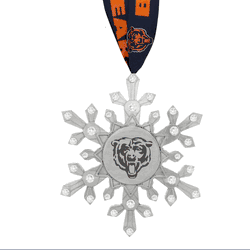 NFL Chicago Bears Snowflake Collectible Ornament