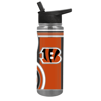 NFL Cincinnati Bengals 24oz Cool Vibes Jr. Thirst Hydration Water Bottle
