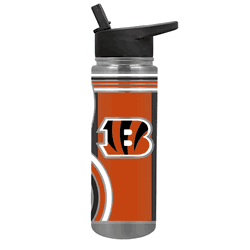 NFL Cincinnati Bengals 24oz Cool Vibes Jr. Thirst Hydration Water Bottle