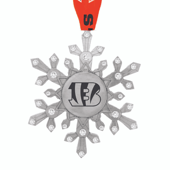 NFL Cincinnati Bengals Snowflake Collectible Ornament