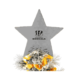 NFL Cincinnati Bengals Star Tree Topper