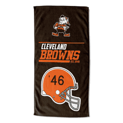 NFL Cleveland Browns 40 Yard Dash Legacy Printed Beach Towel