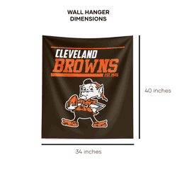 NFL Cleveland Browns 40 YD Dash Legacy Printed Wall Hanging