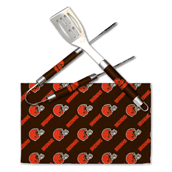 NFL Cleveland Browns BBQ Grill Utensil Set