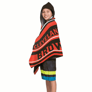 NFL Cleveland Browns Juvy Hooded Towel