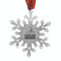 NFL Cleveland Browns Snowflake Collectible Ornament