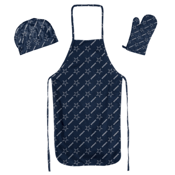 NFL Dallas Cowboys 3PC Set Apron Mitt Hat