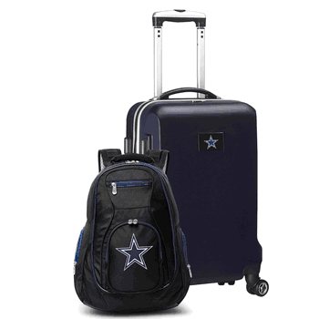 NFL Dallas Cowboys Deluxe 2-Piece Backpack & Carry-On Set