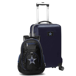 NFL Dallas Cowboys Deluxe 2-Piece Backpack & Carry-On Set