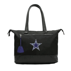 NFL Dallas Cowboys Laptop Tote Bag with Colored Zipper Pull Accessory