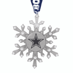 NFL Dallas Cowboys Snowflake Collectible Ornament