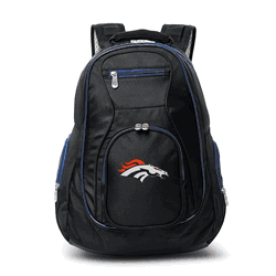 NFL Denver Broncos 19" Premium Laptop Backpack with Colored Trim