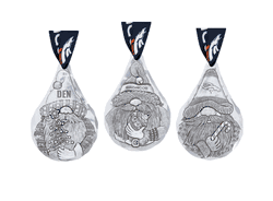 NFL Denver Broncos 3-Piece Gridiron Gnomes Ornament Set