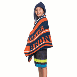 NFL Denver Broncos Juvy Hooded Towel