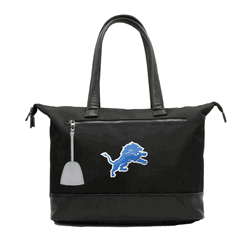 NFL Detroit Lions Laptop Tote Bag with Colored Zipper Pull Accessory