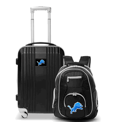 NFL Detroit Lions Premium 2-Piece Backpack & Carry-On Set