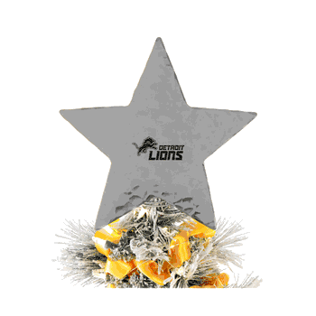 NFL Detroit Lions Star Tree Topper