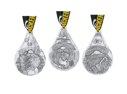 NFL Green Bay Packers 3-Piece Gridiron Gnomes Ornament Set