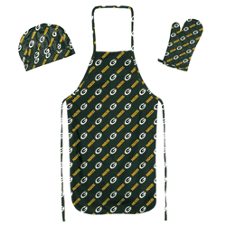 NFL Green Bay Packers 3PC Set Apron Mitt Hat