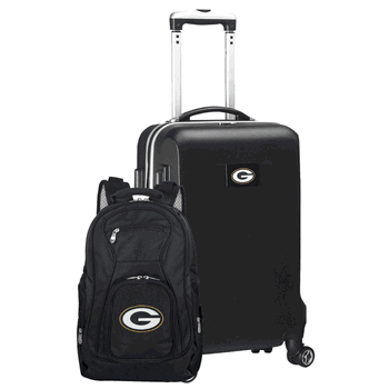 NFL Green Bay Packers Deluxe 2-Piece Backpack & Carry-On Set