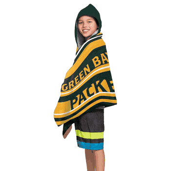 NFL Green Bay Packers Juvy Hooded Towel