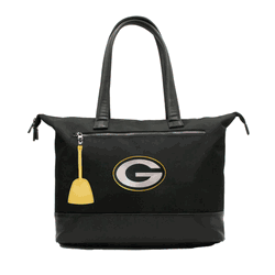 NFL Green Bay Packers Laptop Tote Bag with Colored Zipper Pull Accessory