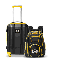 NFL Green Bay Packers Premium 2-Piece Backpack & Carry-On Set
