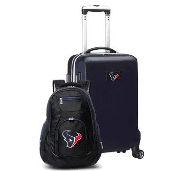 NFL Houston Texans Deluxe 2-Piece Backpack & Carry-On Set