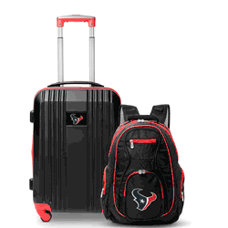 NFL Houston Texans Premium 2-Piece Backpack & Carry-On Set