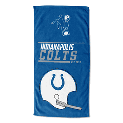 NFL Indianapolis Colts 40 Yard Dash Legacy Printed Beach Towel