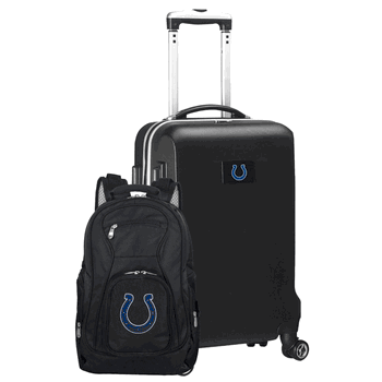 NFL Indianapolis Colts Deluxe 2-Piece Backpack & Carry-On Set