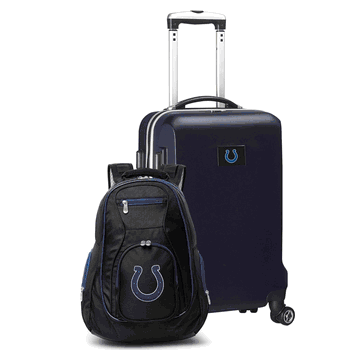 NFL Indianapolis Colts Deluxe 2-Piece Backpack & Carry-On Set