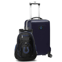 NFL Indianapolis Colts Deluxe 2-Piece Backpack & Carry-On Set