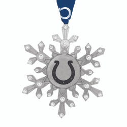NFL Indianapolis Colts Snowflake Collectible Ornament
