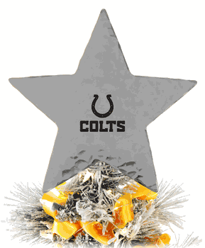 NFL Indianapolis Colts Star Tree Topper