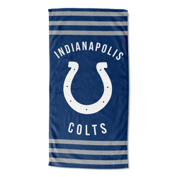 NFL Indianapolis Colts Stripes Beach Towel